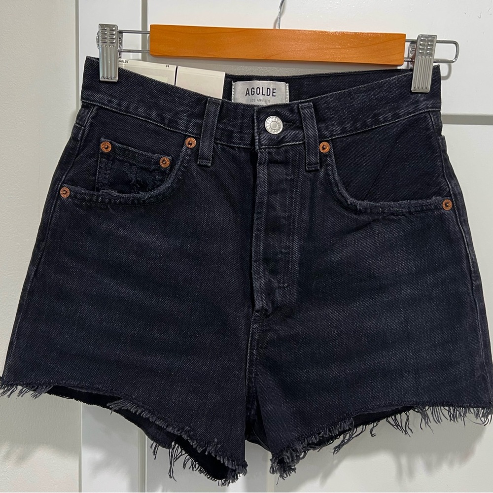agolde Mila Denim Shorts - Picture 5 of 6